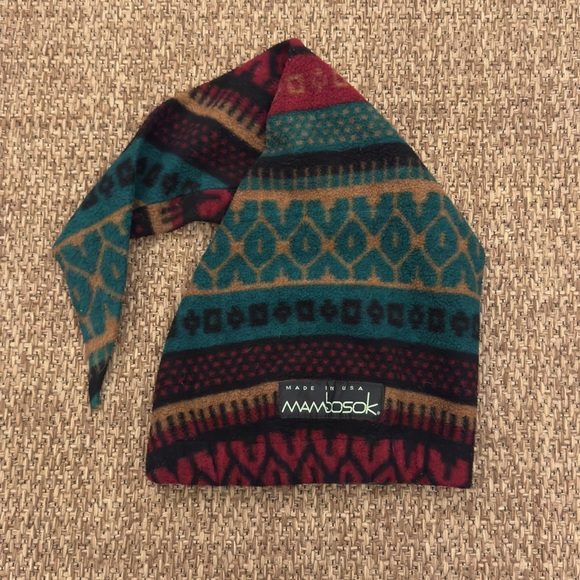 Vintage Mambosok Fleece Ski Hat - Picture 1 of 5